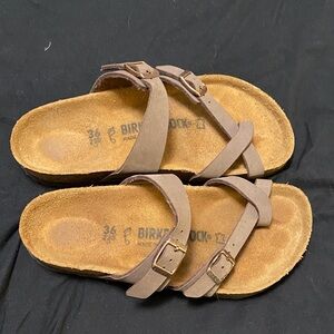 Birkenstock Tan Double-Strap Sandals